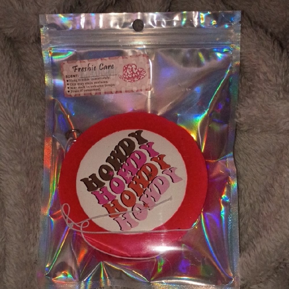 NEW!! Pink  Howdy Freshie